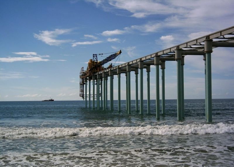 harbor entrance pilot platform steel